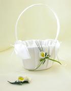 Calla Lily Flower Girl Basket