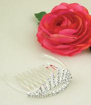 CR137-7H  Flower Girl Crystal Tiara 