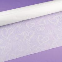 23735 Linked at the Heart Aisle Runner White