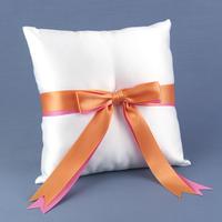 24202 Darling Duo Ring Pillow in Fuchsia and Orange $32.99