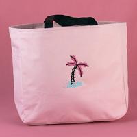 30454 Palm Tree Tote Bag Pink $17.99