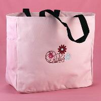 30455 Pink Flower Tote Bag $14.99