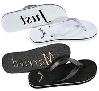 4040 Just Married Flip Flops for Him and Her $8.98