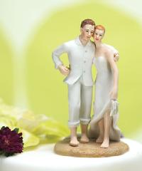 7101 Beach Bride and Groom Cake Top $34.98