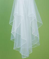 8220 Two Tier Standard Tulle Veil with Pearl Edge