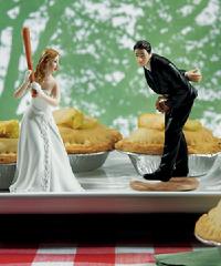 8662-3 Baseball Couple Cake Toppers $24.98 each