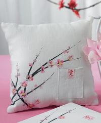 8693 Cherry Blossom Ring Pillow