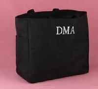 90488 Monogrammed Tote Bag-Black $22.99