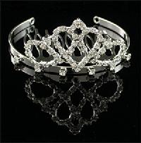 CR132-7H Crystal Flower Girl Tiara