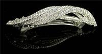 HB41-12 Crystal Hair Barrette