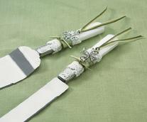 1911 Celtic Charm Cake Knife Set