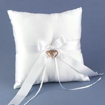 20370 A Touch of Gold Ring Pillow $28.99