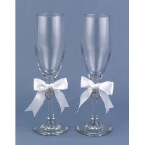 20376 Touch of Gold Champagne Toasting Flutes $25.99