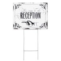 This Way to the Reception Sign