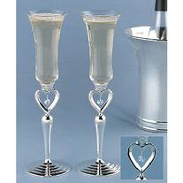 21606 Heart to Heart Toasting Flutes $39.98