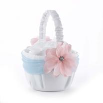 23047 Pretty Pastels Flower Girl Basket