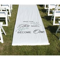 29715 Two Shall Become One Aisle Runner $34.99