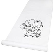 30060 Happily Ever After Aisle Runner White