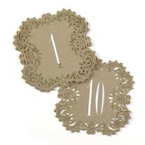 Kraft Table Number Cards