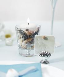 6076 Shell Place Card Holder 