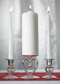 7007 Heart to Heart Unity Candle Holder