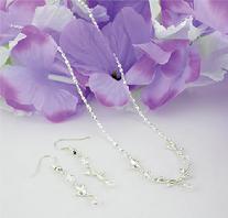 7186 Crystal Vinery Necklace and Earrings