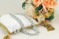 7806-40 Crystal and Pearl Necklace and Earring Set $49.99