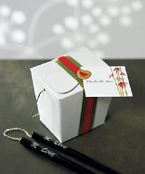 Takeout Boxes - White, Black or Red