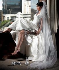 Two Tier White Tulle Veil with Embroidered Border