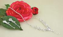 823-24 Rhinestone Necklace and Earring Set