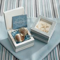 8459 Starfish Wooden Favour Box