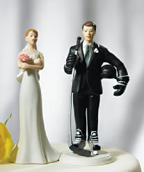 Hockey Groom Cake Topper