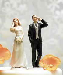 Cell Phone Couple Cake Topper