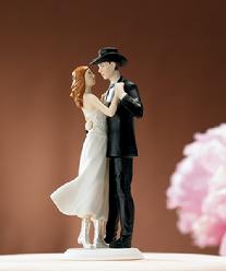 8514 Sweet Western Embrace Cake Topper 