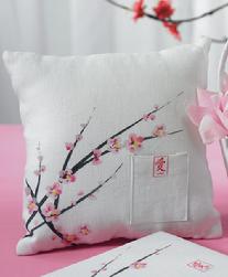 Cherry Blossom Ring Pillow