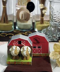 8770 Country Cow Candle Favours