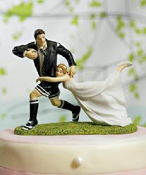 9016 Love Match Rugby Cake Topper