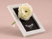 Mini Chalkboard with Glass Vase