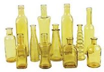 Amber Vintage Bottles