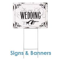 Wedding Signs & Banners