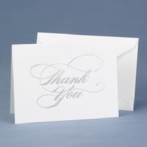 Silver Thank You Cards