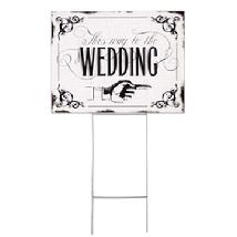 This Way to the Wedding Sign