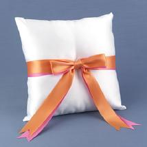 24202 Darling Duo Ring Pillow in Fuchsia and Orange $26.99