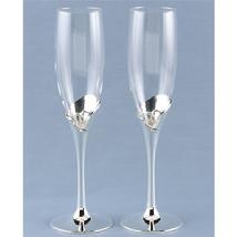 27206 Graceful Heart Toasting Flutes $37.99