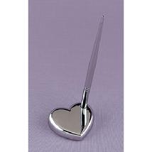 28030 Silver Heart Pen Set