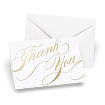 Unending Gratitude Thank You Cards in Silver or Gold