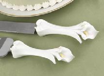 Graceful Lilies Cake Knife Set