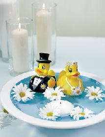 6002 Bride and Groom Rubber Ducks