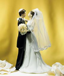 6084 Jewish Couple Cake Topper