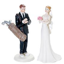 Golf Fanatic Groom Cake Topper